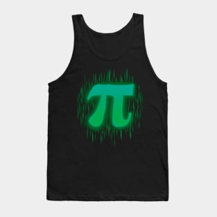 Greek Pi - Bluey Green Tank Top